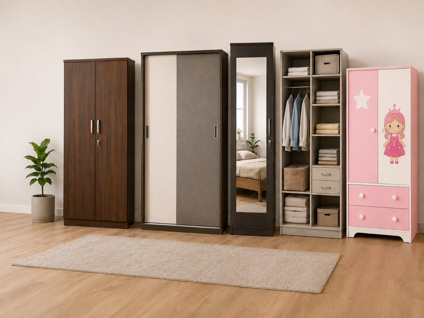 Best Wardrobe Designs in Coimbatore – Sliding, Mirror, Modular and Kids Cupboard | Sanlak Furniture